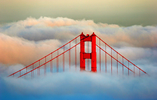 Fog over the Golden Gate, San Francisco
