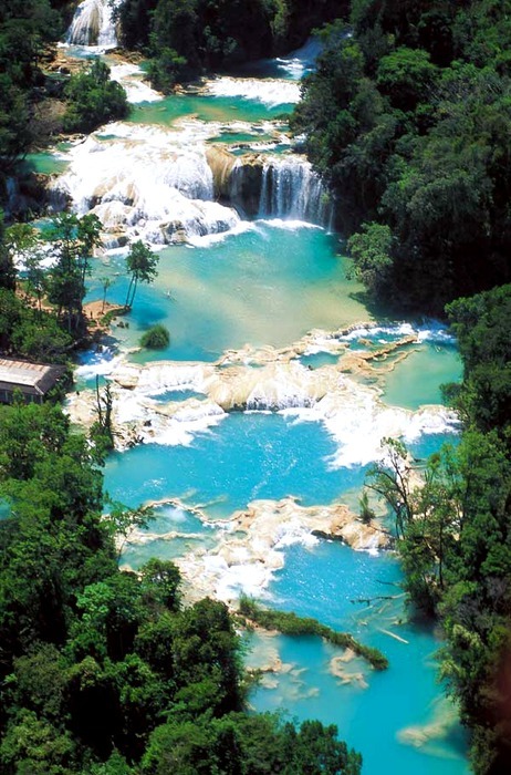 Waterfalls and Rapids, Chiapas, Mexico