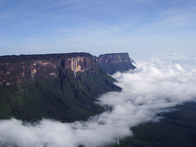 Roraima Tepui or Mount Roraima is the highest of the Pakaraima chain of tepui plateau in South America. It was first described by the English explorer Sir Walter Raleigh...