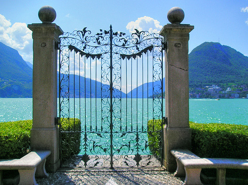 Gate Entry, Lake Como, Italy