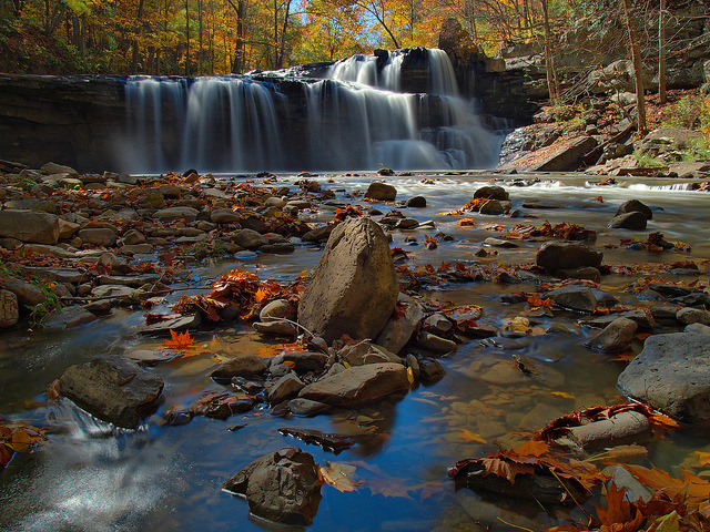 by Bill Fultz on Flickr.Brush Creek Falls - Brush Creek State Park, West Virginia, USA.