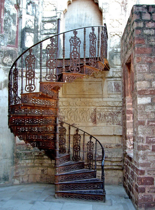 Spiral Staircase, Burgundy, France