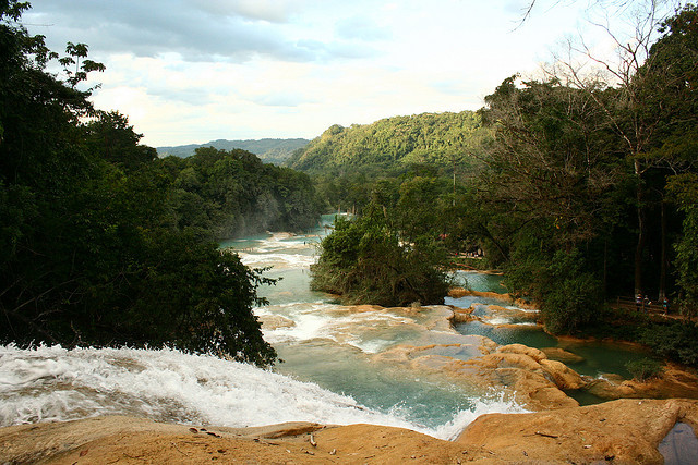 Cascadas de Aguas Claras in Chiapas state, Mexico