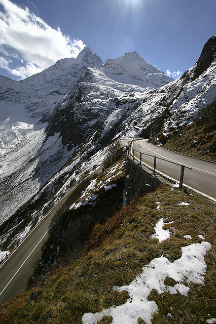 Susten Pass at 2264m in Uri Canton, Switzerland