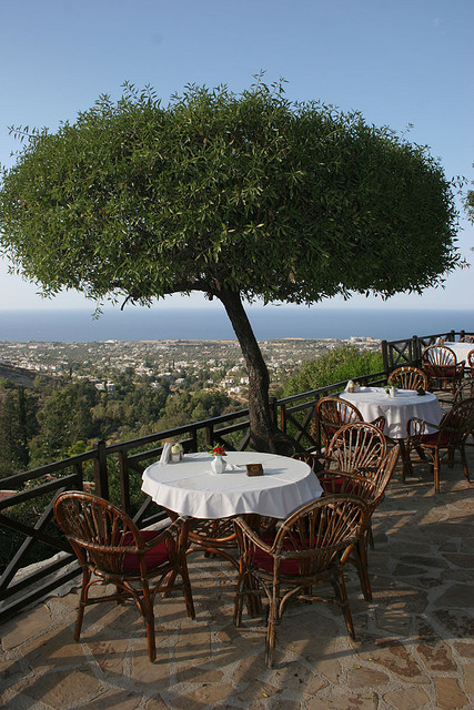 The Kybele Restaurant at Bellapais Monastery, Kyrenia, Northern Cyprus