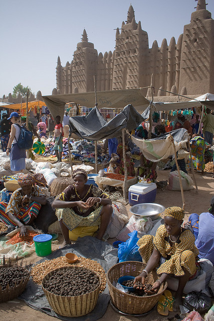 Market day in Djenne, Mali