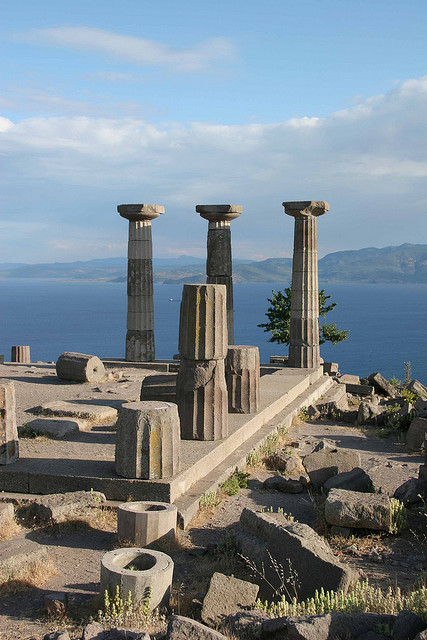 Temple of Athena in Assos, Turkey