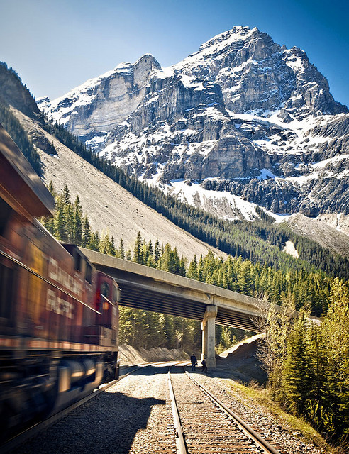 Mountain Train, Rocky Mountains, Colorado