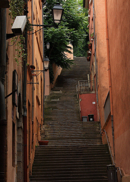 Rue de la Loge, Vieux Lyon, France