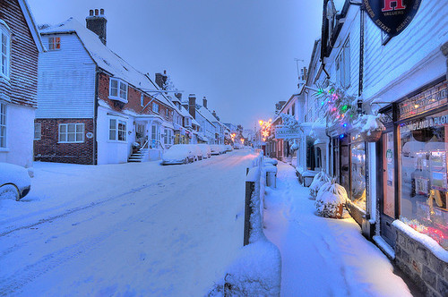 Snowy Night, Mayfield, England