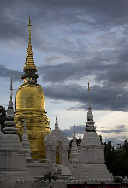 Wat Suan Dok Temple in Chiang Mai, Thailand