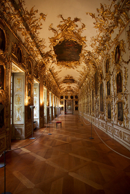 The Ancestral Gallery at the Munich Residenz, Germany