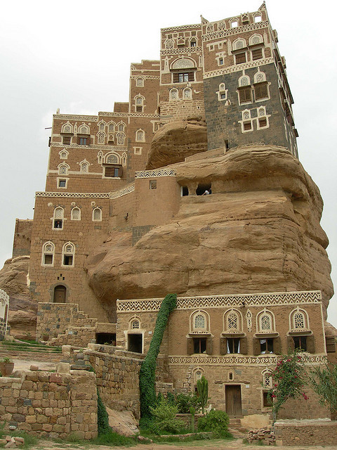The rock palaces of Wadi Dhar, Yemen