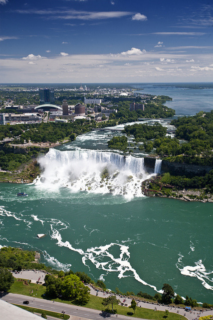 The US side of Niagara Falls