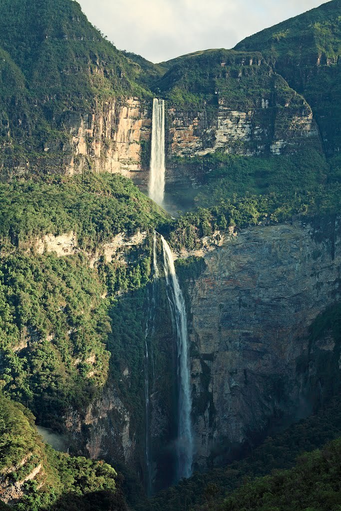 Catarata del Gocta en Chachapoyas / Peru